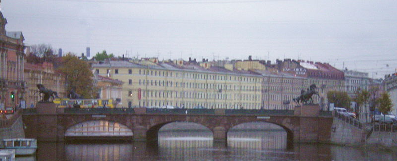 Photo 1, The Anichkov Bridge, St Petersburg, Russia