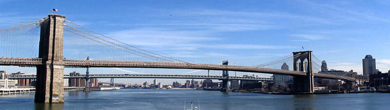 Фото 1, Бруклинский мост, Нью-Йорк