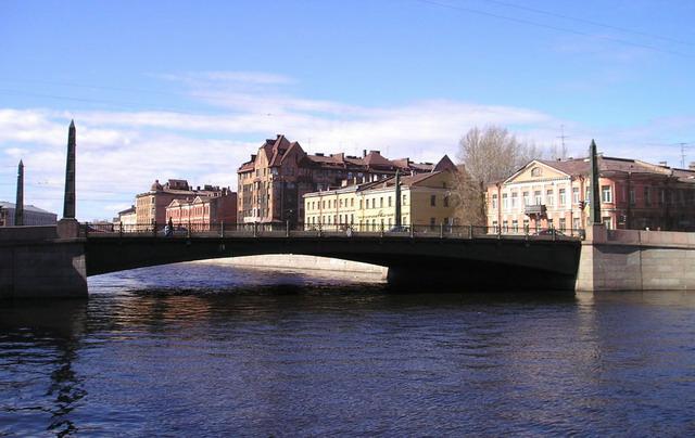 Фото 1, Египетский мост, Санкт-Петербург