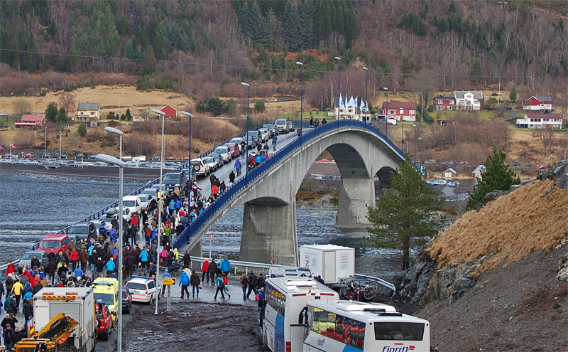 Photo 1, Eiksund Bridge, Norway
