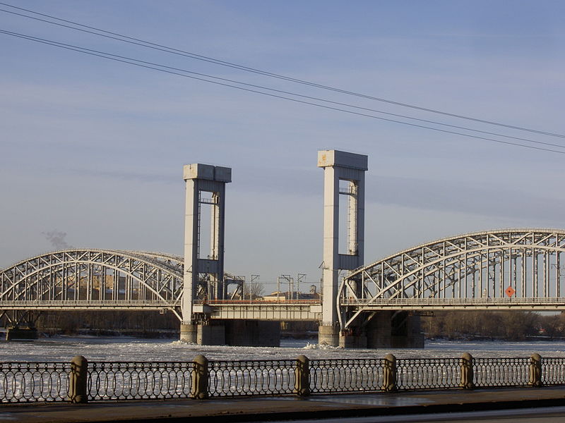 Фото 2, Финляндский железнодорожный мост, Санкт-Петербург