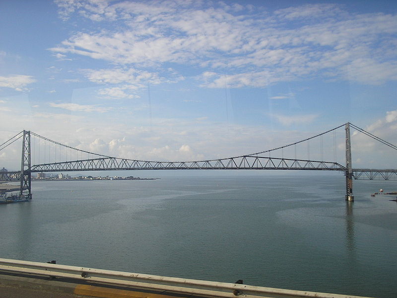 Photo 2, Hercilio Luz Bridge, Brazil